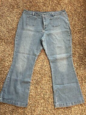 LYR Culture Janis Joplin Jeans Womens 22W Bootcut Stretch Plus Size